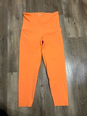 SPANX Orange High-Rise Performance Leggings